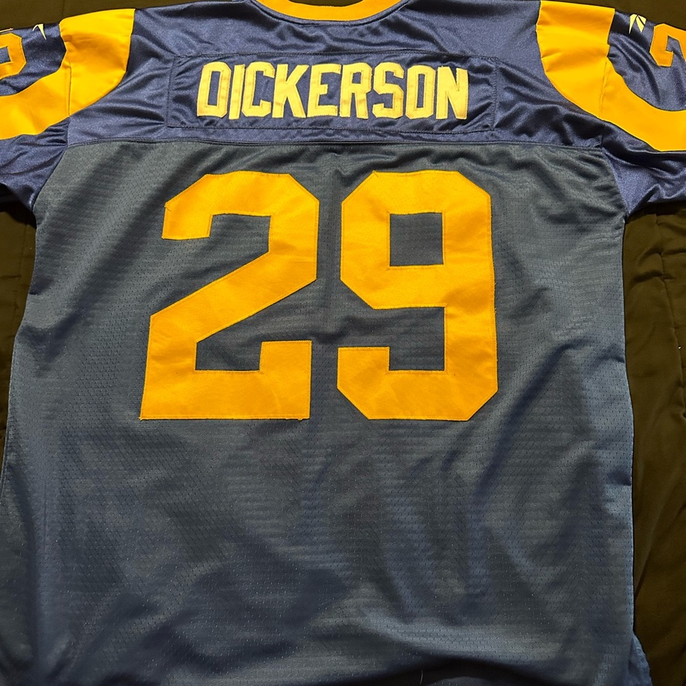 Eric Dickerson Rams jersey